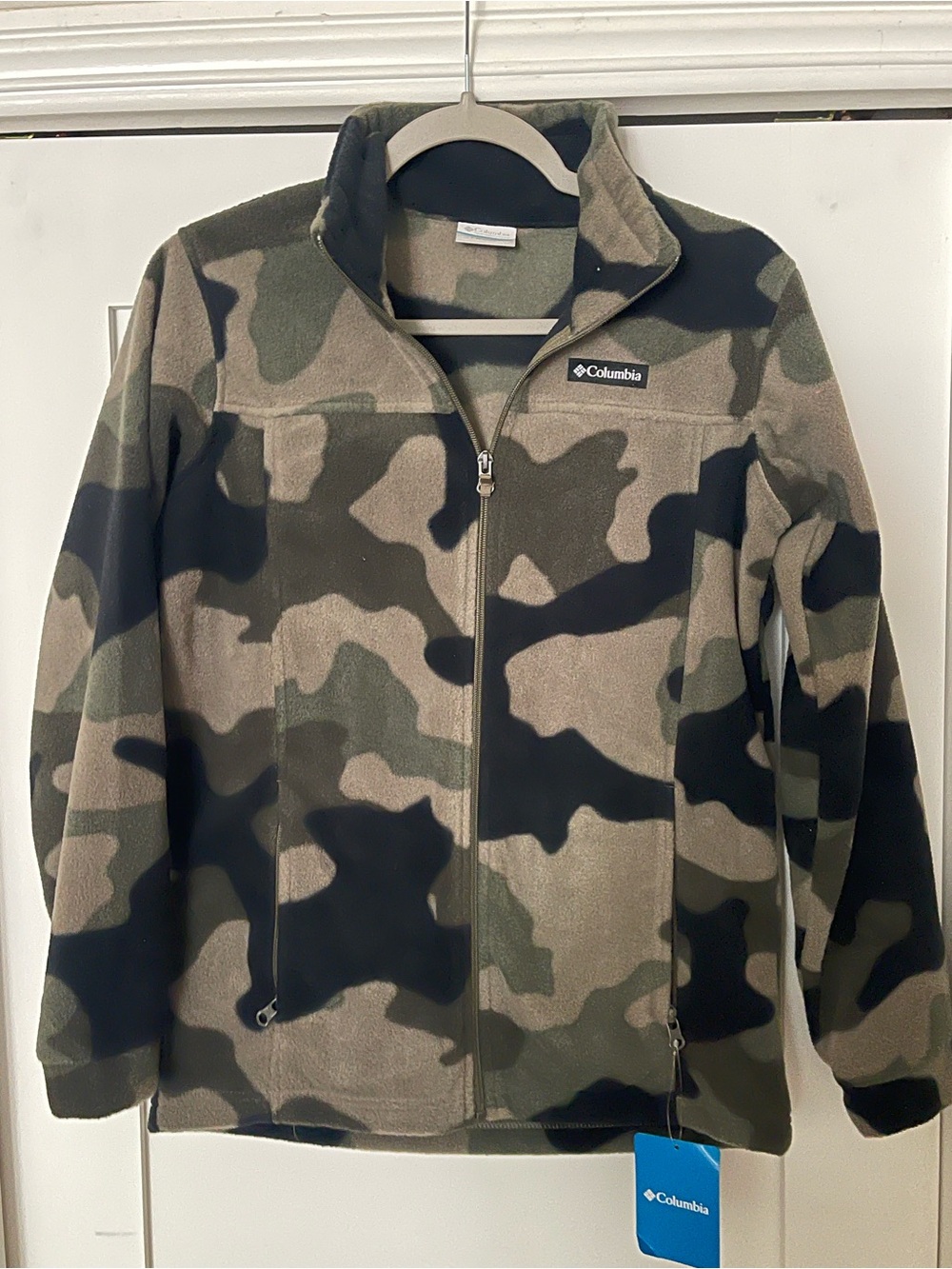 Columbia Kids' Camo Full-Zip Fleece Jacket - Green Camo
